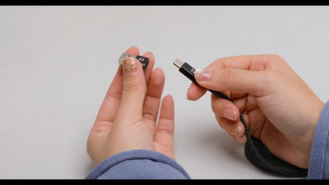 Edizard Anti-tangle Magnetic Round Pivot Cable