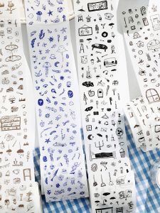 สติ๊กเกอร์เล่มโน้ตดีไซน์ลายการ์ตูน Infeelme สำหรับบันทึกข้อมูลแบบติดกระดาษ เข้ากันได้กับกระดาษที่ไม่ซ้ำใคร