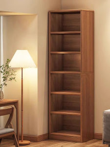 TIJU | Corner Real Wood Storage and Display Cabinet