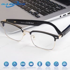 Ola Esporte Bluetooth Smart Glasses Automatic Adjustment AI Voice Music Eyewear Waterproof Call Eyeglass For Anti-blue Light New