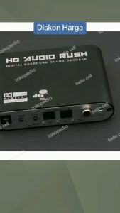 CEPAT Digital Surround Decoder to Active Speaker 5.1 Converter Dolby Channel Stereo Audio Amplifier