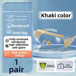 Pollen Allergy Sand Dust Protection Fog Resistant Sealed Riding Glasses