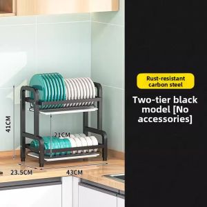 JUMEISHI | Kitchen Organizer Rack for Dishes Utensils Drainage