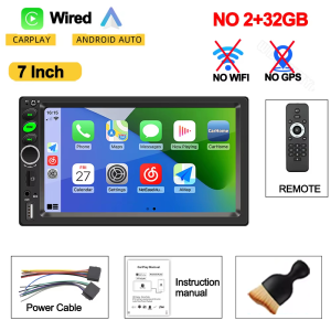 Universal 2 Din Android 13 Car Radio 7/9/10 Inch 64G Wireless CarPlay Android Auto GPS Bluetooth Multimedia Head Unit for Toyota