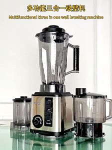 Blender Heavy Duty Original 6 in 1 Electric Juicer Blender Tumbler Portable Blender With Ice Crusher With Grinder Blender For Baby Food 9500W Electric High Power Electric Blender