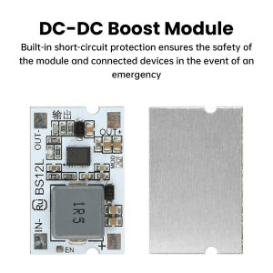 Mini DC-DC Boost Converter Step Up Module 2.7V to 11V Voltage Regulator Short-Circuit&Overtemp Protection Booster Power Module