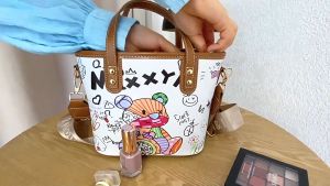 FP 1287 Tas Wanita Premium Motif Beruang - Tas Selempang Wanita - Tas Import Terbaru