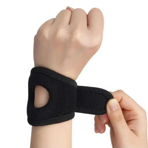 1 Chiếc Đai Hỗ Trợ Cổ Tay Đa Năng Dành Cho Rách TFCC Đau Khớp Khuỷu Tay Có Đệm Vòng Chất Liệu Polyester Dệt Mềm Mại Dành Cho Tay Phải & Tay Trái Giảm Đau Khi Chơi Thể Thao