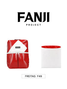 FREITAG F49 Dual Shoulder Bag with DuPont Paper Inner Waterproof Computer Bag Eco-friendly Light Weight Storage Organizer