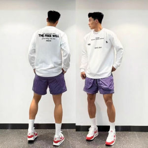 Áo Thun Nam Tay Dài in Chữ Phong Cách Mỹ Cổ Tròn Thường Ngày Mùa Thu Phong Cách Đường Phố Giản Dị Cổ Điển Thời Trang Mặc Trong