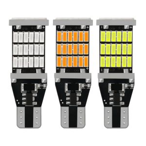 [Ann-car] 1 Chiếc Đèn Đỗ Xe T15 Đèn LED 45SMD W16W 12V Đèn Pha Lê Đèn Công Viên Tiếp Xúc Đèn Lùi Đèn Hậu Cho Ô Tô Xe Máy Màu Trắng Vàng Đỏ