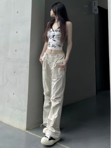 High Waist Wide Leg Casual Pants Womens Loose Fashionable Long Version 175cm Tall plus Size Korean Style Commute Pants