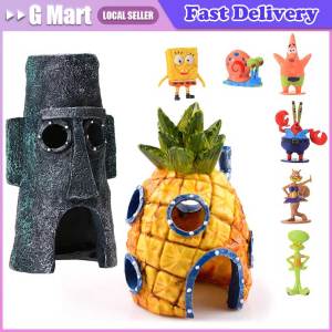 Underwater Plants Pineapple House Fish Hiding Home Nest Fish Tank Decor Aquarium Decoration Fish Tank Accessories ZJJ-Decor-230710