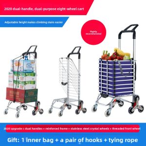 GIANXI | Portable Folding Shopping Cart with Handle for Camping and Delivery Pickup