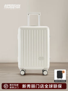 Samsonite New Travel Suitcase Aluminum Frame 20 Inch Check-In Luggage Fashionable Hard Shell ABS PC Material with Lock