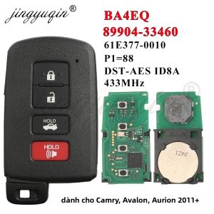 Jingyuqin Chìa Khóa Thông Minh BA4EQ P1=88 8A 433 MHz Keyless Go Chip Dành Cho Xe Toyota Camry Avalon Aurion Corolla Altis - 89904-33460 Tương Thích