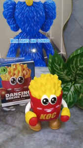Timi Baby Dancing Fries Boxing toys with Light Music and recording toys for kids