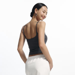 Áo Ba Lỗ Cổ Thấp Ôm Vừa Vặn Decemarch Có Thiết Kế Đệm Ngực Áo Sơ Mi Cơ Bản Ngoài Trời Thể Thao Áo Ba Lỗ Cotton Pha Trộn