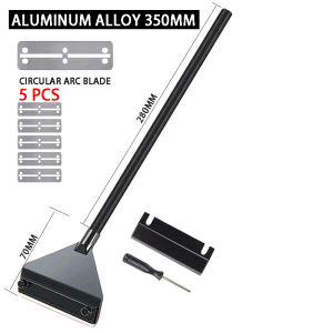 ZRDR | Aquarium Algae Remover Aluminum Alloy Stainless Steel Scraper Blade Fish Tank Glass Water Plant Grass Cleaning Tools Accessories