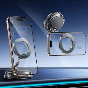 LISEN Flash Sale 360 Adjustable Magnetic Vacuum Suction Cup Phone Holder Secure Mount for iPhone 16e 16Pro Samsung S24 S25
