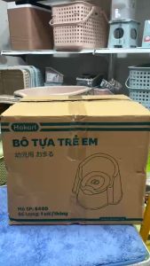 Bô đi vệ sinh cho trẻ em từ 6 tháng đến 5 tuổi có tựa con voi Hokori Việt Nhật. Bô voi cho bé nhựa Việt Nhật cao cấp