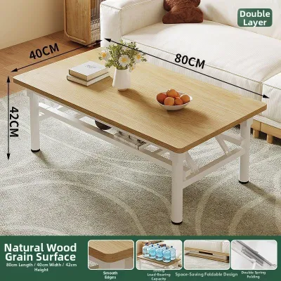 AYIJIE | Foldable Small Low Table for Living Room