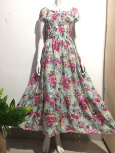Canda Long Dress/Dress kerut Dada/Daster bali
