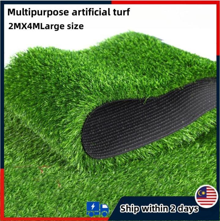 30MM(2METERX4METER）ARTIFICIAL GRASS GREEN/MIX COLOR FAKE PET CARPET