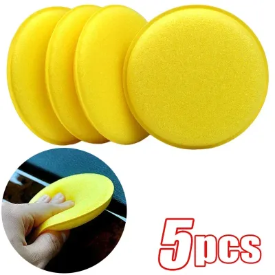 Car Round High Density Waxing Polish Sponges Foam Applicator Pads Curing and Polishing Sponges Auto Cleaning Tools Accessories