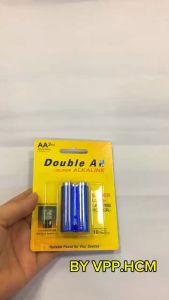 Vỉ 2 viên pin Double 2A-3A Alkaline bền bỉ siêu tiết kiệm Pin điều khiển Double A cao cấp