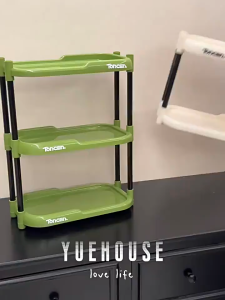 Double-Layer Storage Rack Storage Rack Sturdy Design Rak Simpanan Dua Lapisan Two Colors Are Available