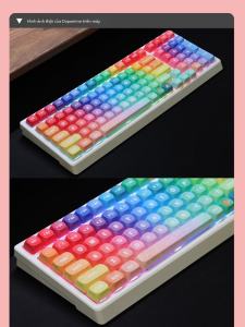 Áo Phao American Wave PBT Material Small Lift Keycap Custom DIY Keyboard AKKO XDA Height MOA RK Brand Computer Hardware