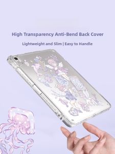 Morock Acrylic Protective Case for  Pro11 2025 Model Lightweight Thin Tablet without Face Cover Air6 Air7 with Pen Slot