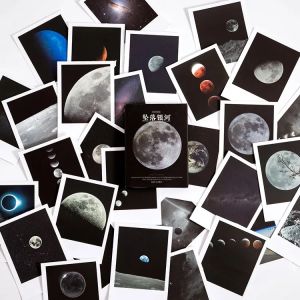 30Pcs Box stickers LOMO sticker romantic scenery stars literary handbook Supplies Material Decorative Scrapbook 80*58MM