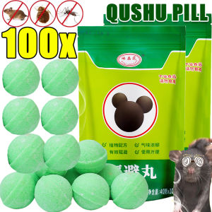 100/30ชิ้น ลูกเหม็นไล่หนู / ลูกเหม็นทรงพลังปลอดสารพิษสำหรับหนูตัวใหญ่ / สารไล่หนูในรถยนต์ / สารไล่แมลงสาบ / ลูกเหม็นไล่แมลงสาบ งู หนู