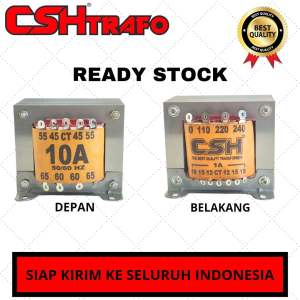 Trafo Kotak CSH Best Quality 100% Tembaga Murni 10A CT 65V (trafo kecil)