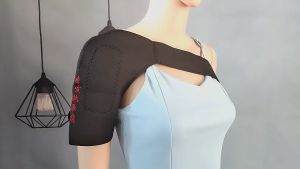 Bahu Shoulder Brace Alat Terapi Bahu Penyangga Penjepit Belakang Menjaga Tali Bungkus Sabuk Tali Bantalan Tunggal Bahu Dapat Disesuaikan Dapat Bersirkulasi Olahraga Care Menjaga Melindungi Hitam-kiri dan kanan gak berbeda