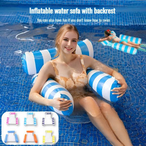 Water Inflatable Floating Bed Sofa Pool Floating Row Hammock