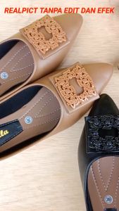 FADILLA Sepatu Wanita Flatshoes Kerja dan Kuliah Polos