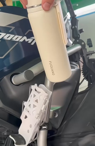 SEAMETAL Motorcycle & Bicycle Water Bottle Holder Premium Bottle Holder Adaptive Cup Holder Foldable bottle Holder Adjustable for Motorcycle Atvs Electric Vehicle. Pemegang botol air motosikal pemegang botol air basikal可调节水壶杯架