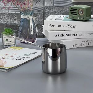 Thickened Mini Food Grade 304 Stainless Steel Milk Pan for Melting Chocolate Butter Cooking Pear Juice Frying Kitchen Utensils