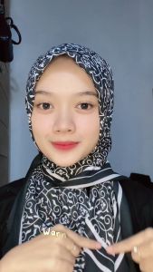 LADY HIJAB SEGIEMPAT PARIS KAISYA FINISHING LASER CUT |110*110CM