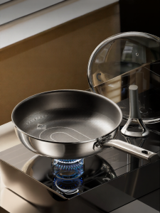 DUMIK | Titanium Coating Free Stainless Steel Frying Pan