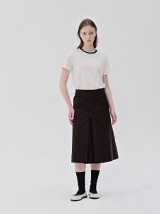 ICICLE | Cotton Corduroy Mid Length Skirt