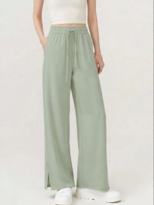 Casual Summer High-Waist Loose Straight Trousers