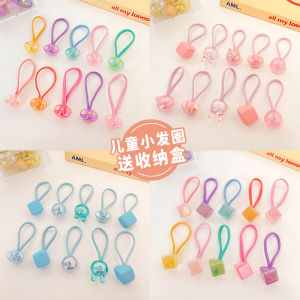 ยางรัดผมสำหรับเด็กมูลค่าสูงไม่ทำร้ายเส้นผมยางรัดผมสไตล์เกาหลีสำหรับลูกน้อยปลอกหนังแบบใหม่สำหรับเด็กหญิงเครื่องประดับศีรษะ