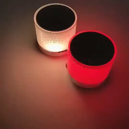 Bluetooth Mini Speaker Wireless Speaker Colorful LED TF Card USB ...