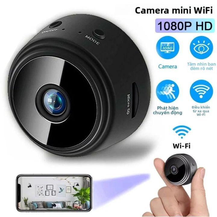 Camera Mini A9 WiFi 1080P HD Không Dây Từ Xa Tầm Nhìn Ban Đêm Giám Sát ...