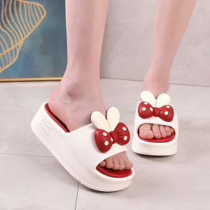 Dép Đế Dày Mùa Hè 2025 Mới Tăng Cường Chống Trượt Trong Nhà Ngoài Trời Đeo Quai Chữ T EVA Chống Thấm Nước Chống Trượt