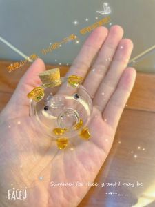 New 2025 Small Bottle for Storing Gold Beans Kitchen Storage Container Sealed Jar for Cooking And Baking Gold Bean Savings Bottle